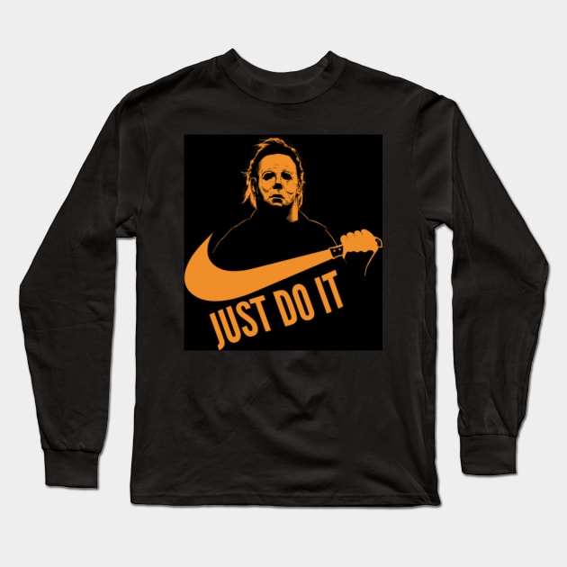 Halloween Just do it Long Sleeve T-Shirt by dmangelo